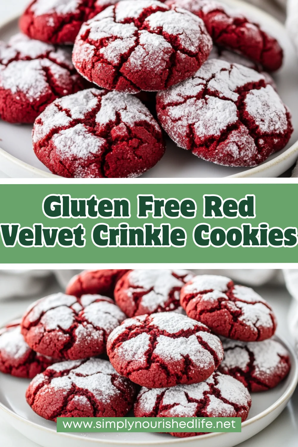 Gluten Free Red Velvet Crinkle Cookies: Easy &Amp; Delicious Recipe 1 Gluten Free Red Velvet Crinkle Cookies