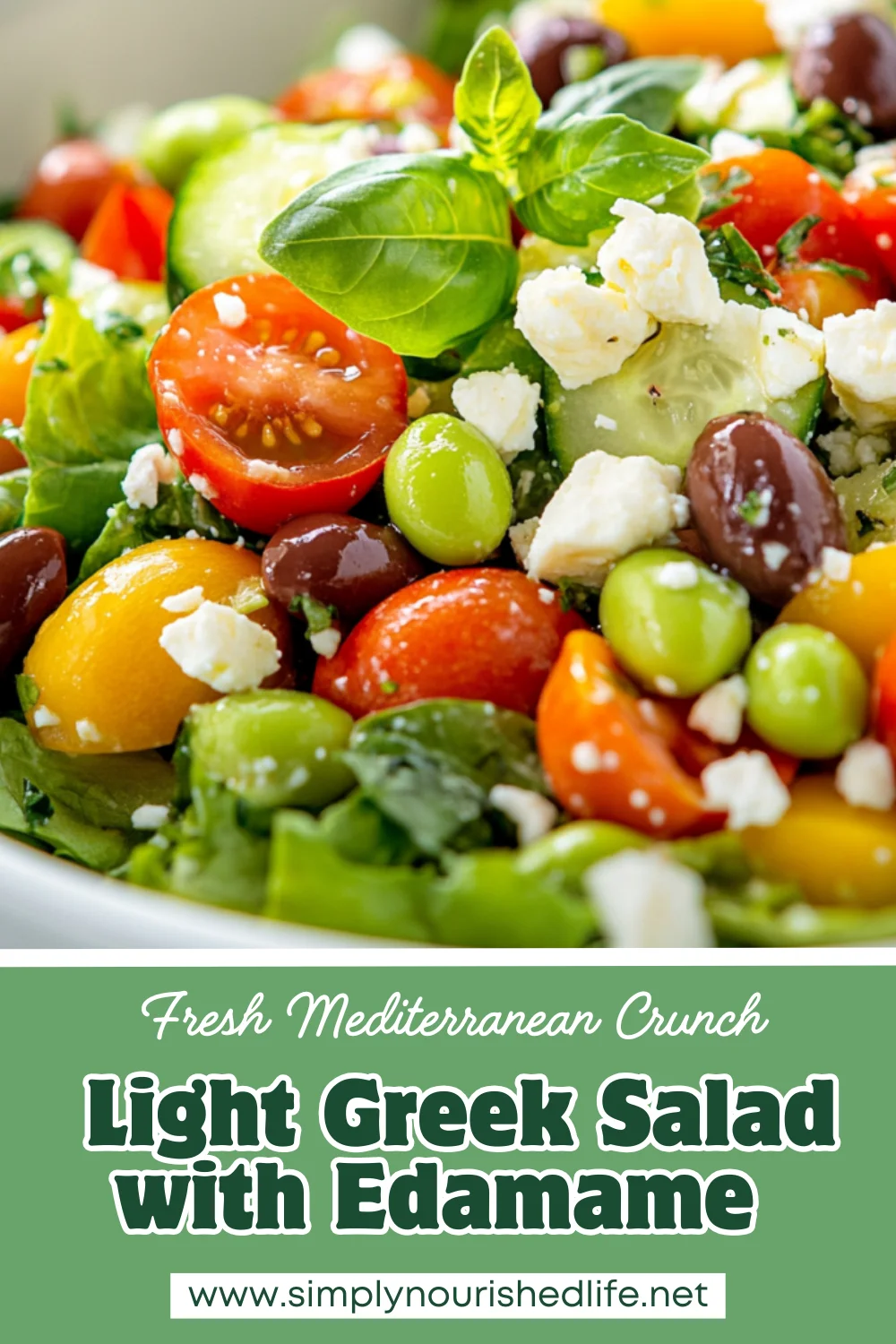 Greek Salad With Edamame: A Healthy, Protein-Packed Twist 1 Greek Salad With Edamame