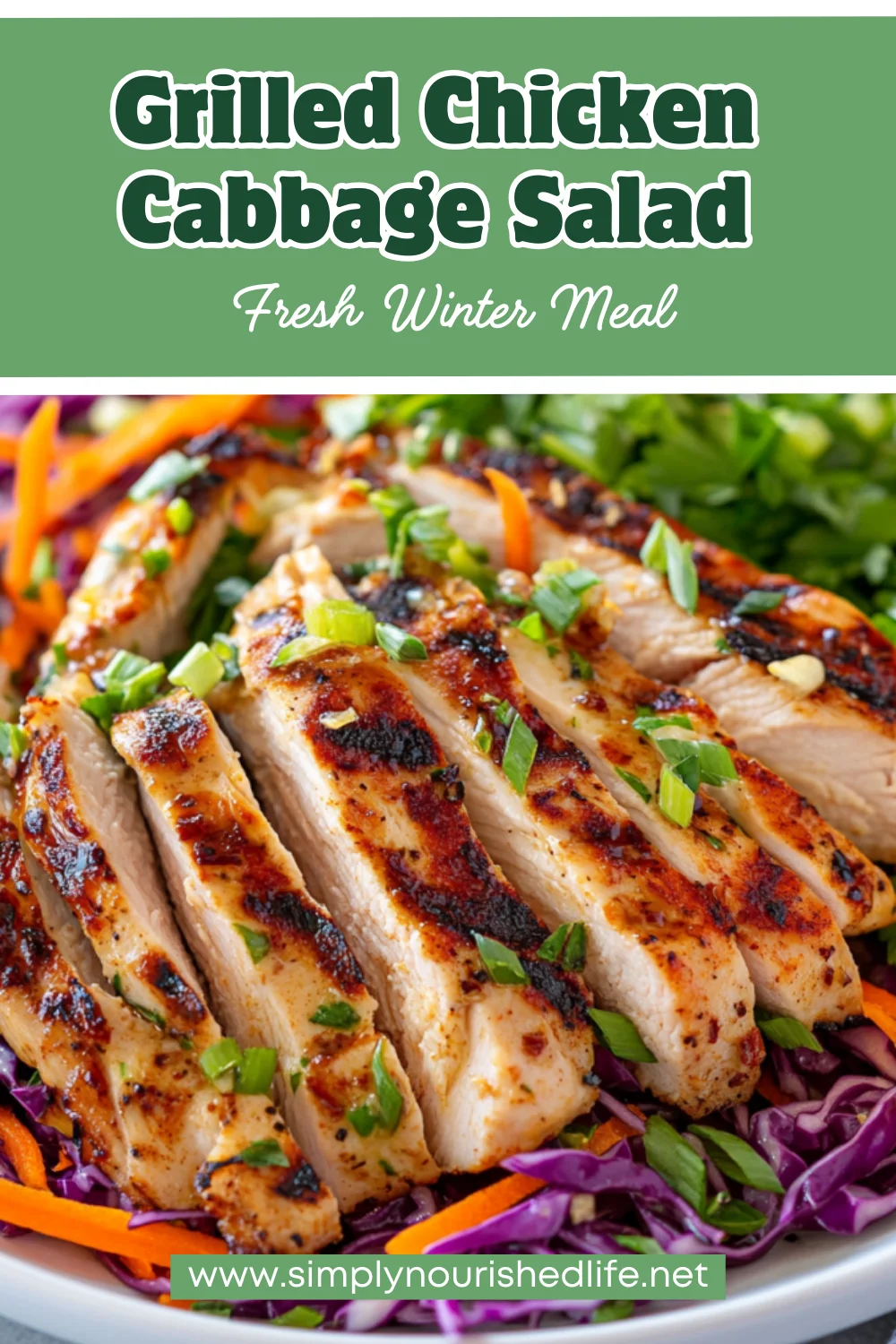 Grilled Chicken Cabbage Salad: Healthy And Flavorful Recipe 1 Grilled Chicken Cabbage Salad