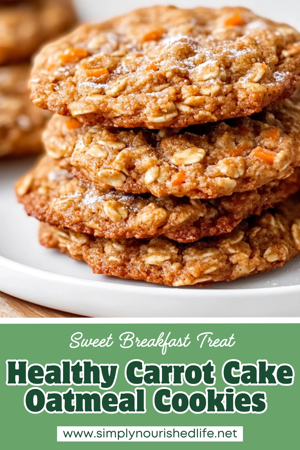 Healthy Carrot Cake Oatmeal Cookies: Naturally Sweet &Amp; Nutritious 1 Healthy Carrot Cake Oatmeal Cookies