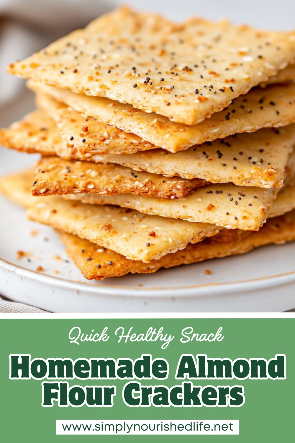 Homemade Almond Flour Crackers: Easy, Healthy And Gluten-Free 1 Homemade Almond Flour Crackers