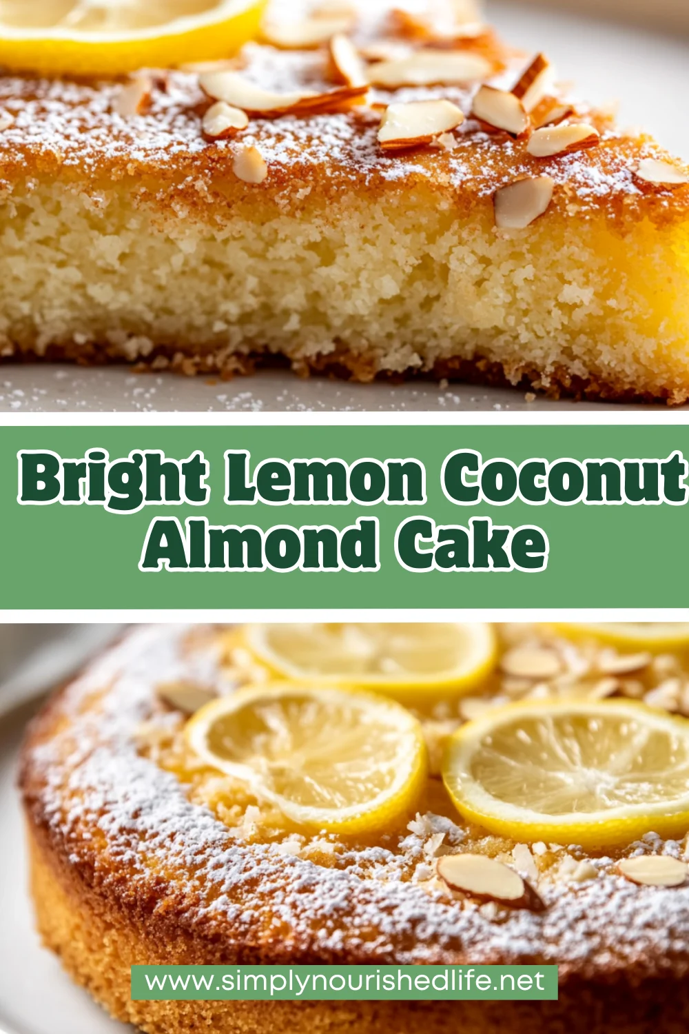 Lemon Coconut Almond Cake: A Healthy And Moist Delight 1 Lemon Coconut Almond Cake