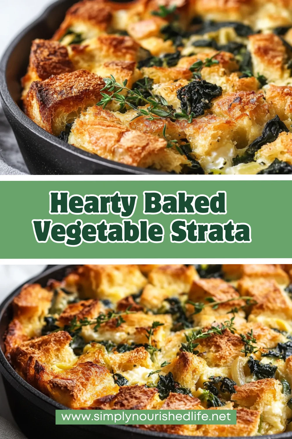 Make-Ahead Vegetable Strata: Perfect Easy Brunch Casserole Recipe 1 Make-Ahead Vegetable Strata