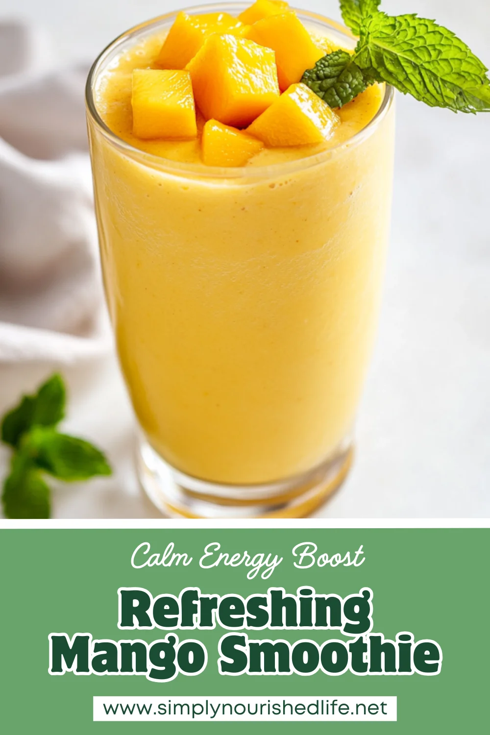 Creamy Mango Smoothie With Almond Milk - Healthy &Amp; Delicious 1 Mango Smoothie With Almond Milk