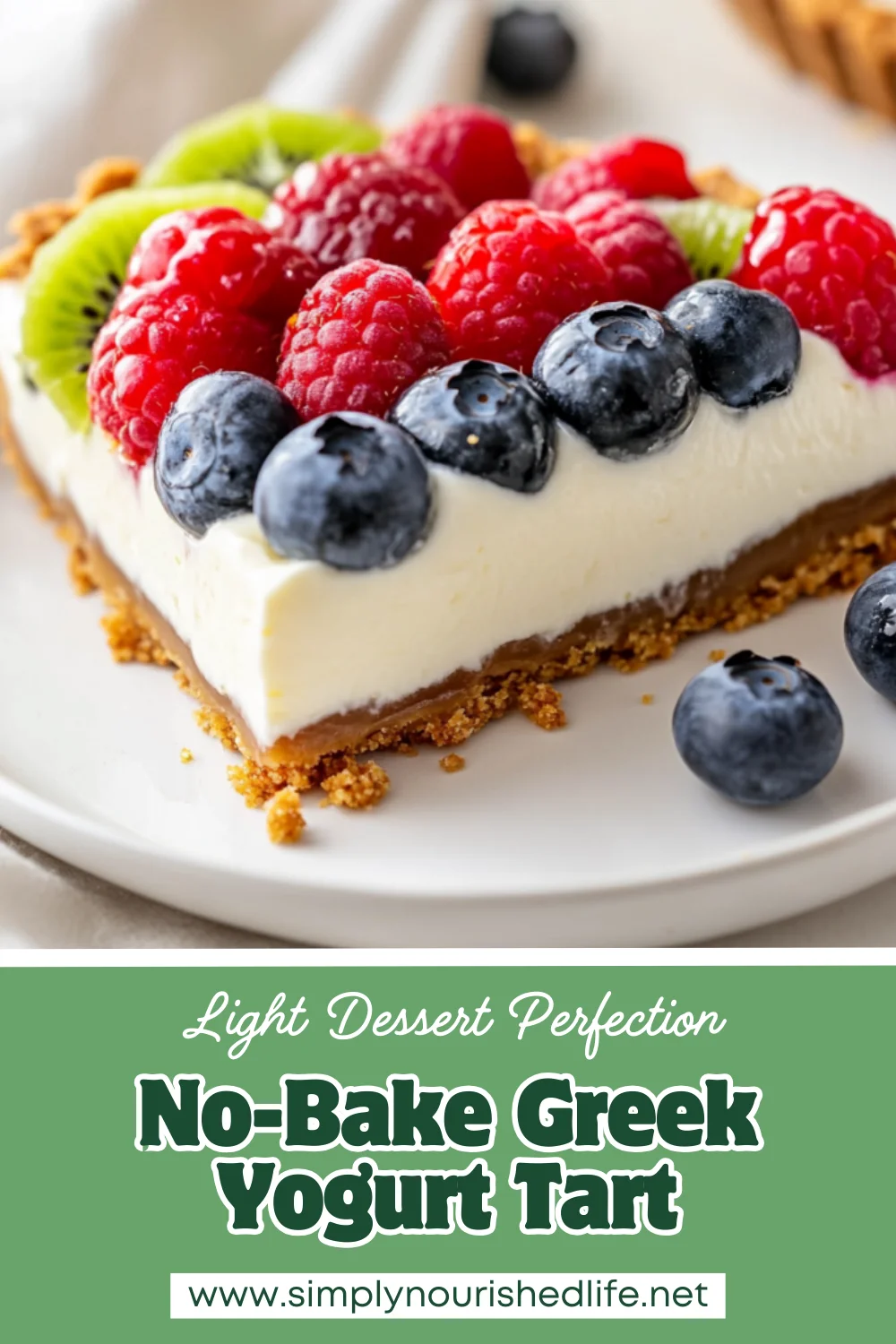 No-Bake Greek Yogurt Tart: Easy, Healthy Fruit Tart Recipe 1 No-Bake Greek Yogurt Tart