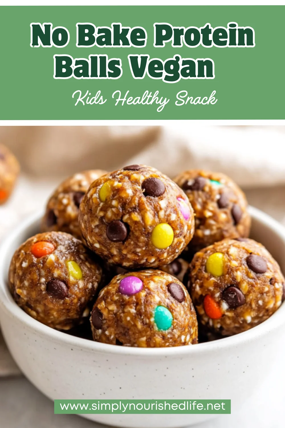 No Bake Protein Balls Vegan