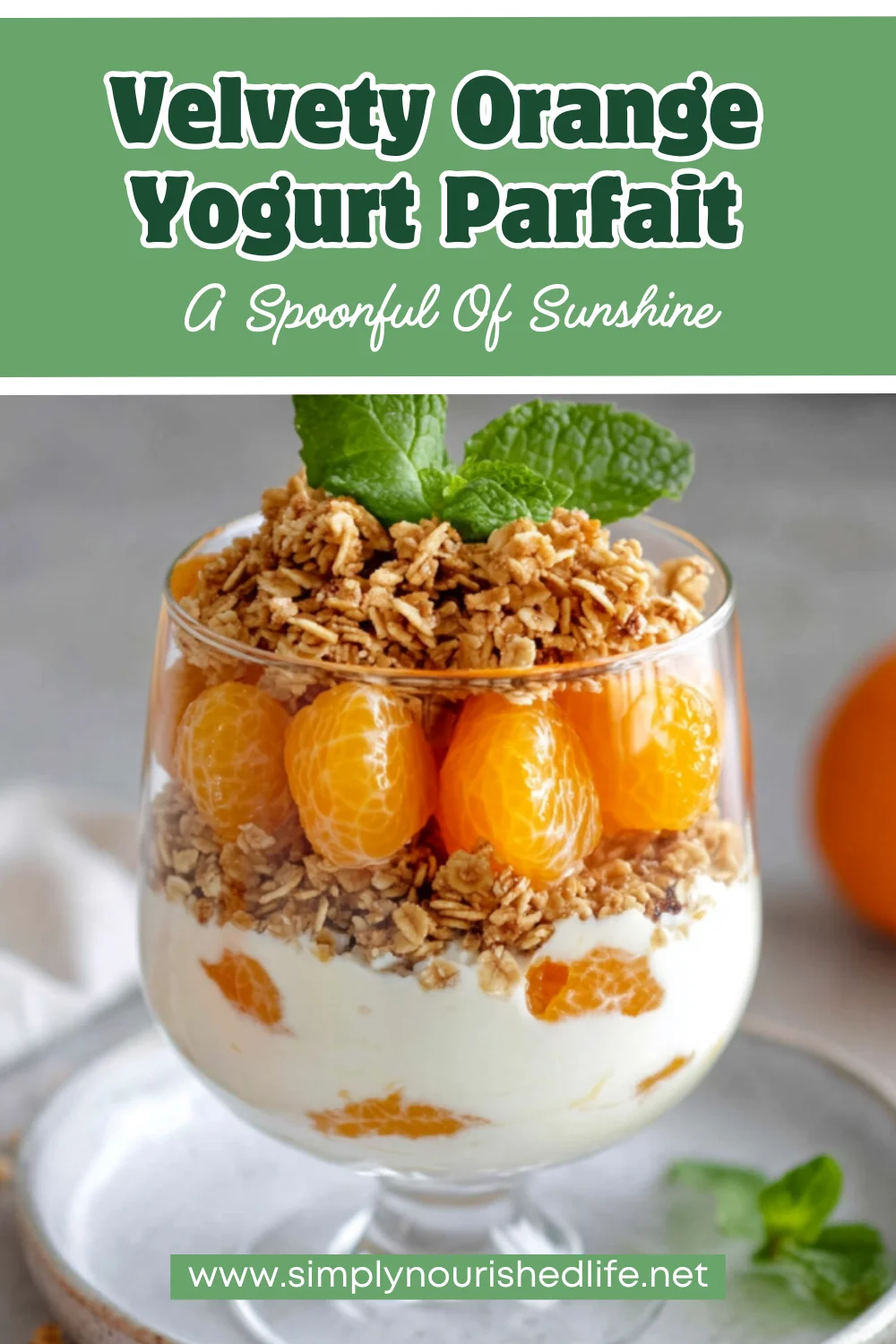 Orange Yogurt Parfait