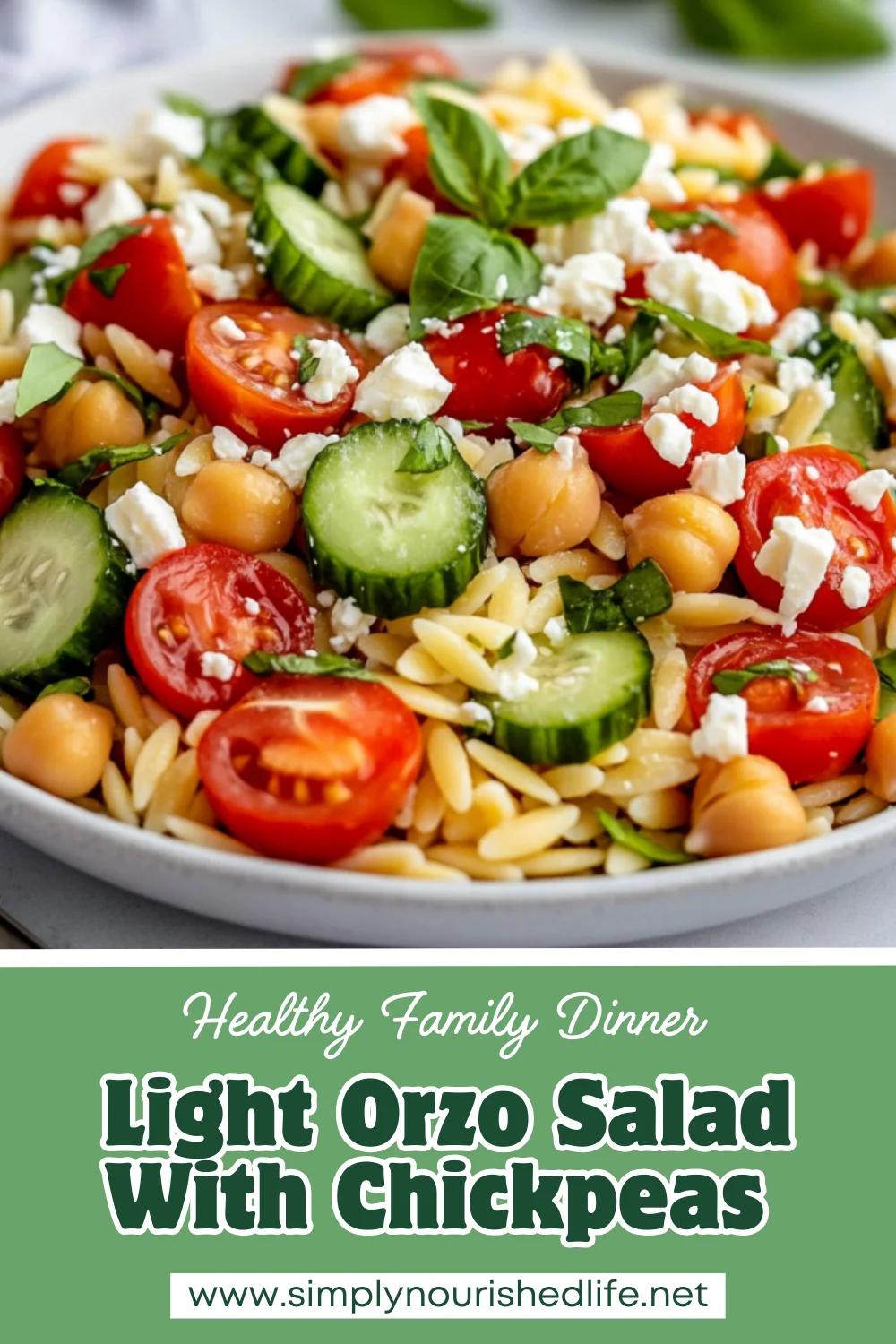 Irresistible Orzo Salad With Chickpeas: Quick, Healthy And Delicious 1 Orzo Salad With Chickpeas