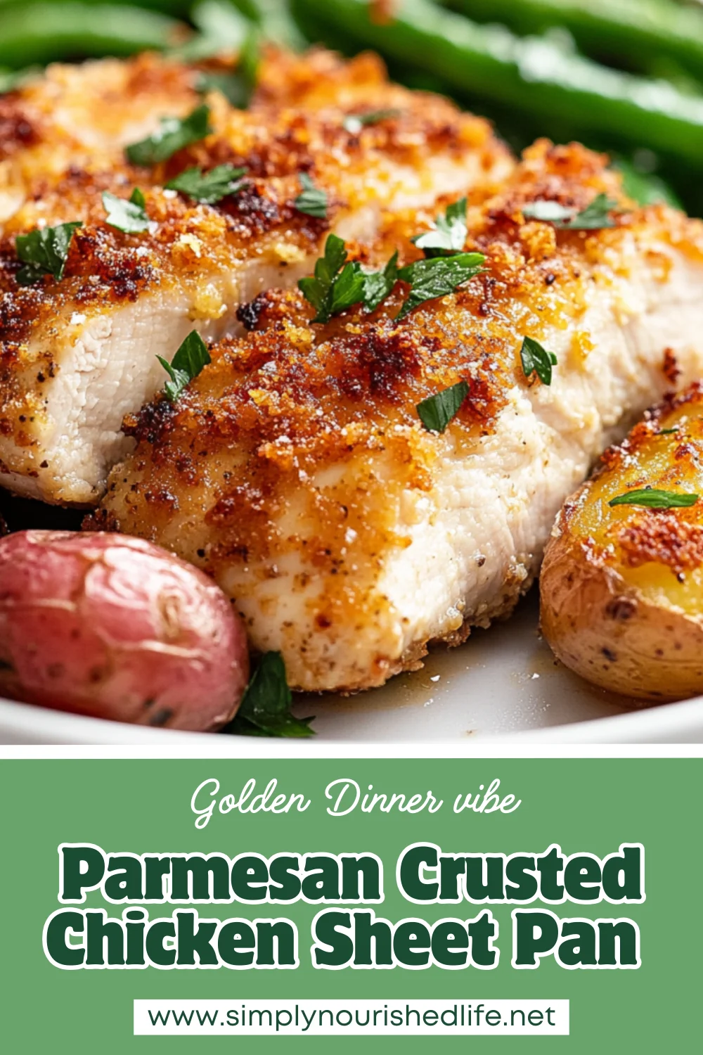 Parmesan Crusted Chicken Sheet Pan Dinner – Healthy And Delicious 1 Parmesan Crusted Chicken Sheet Pan Dinner