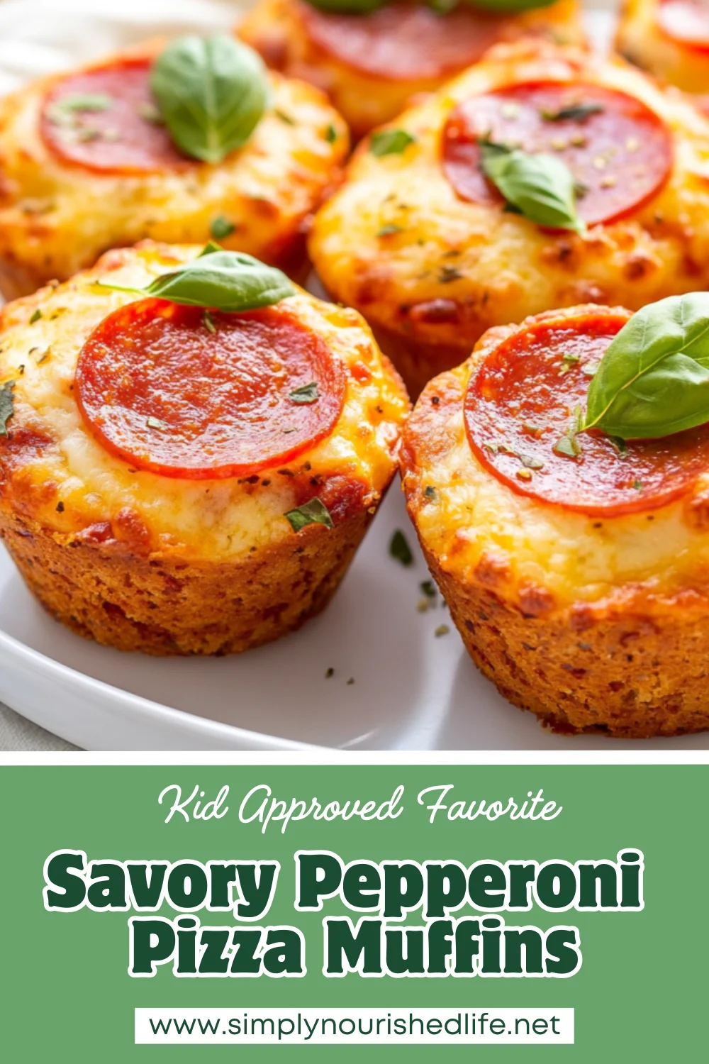 Pepperoni Pizza Muffins