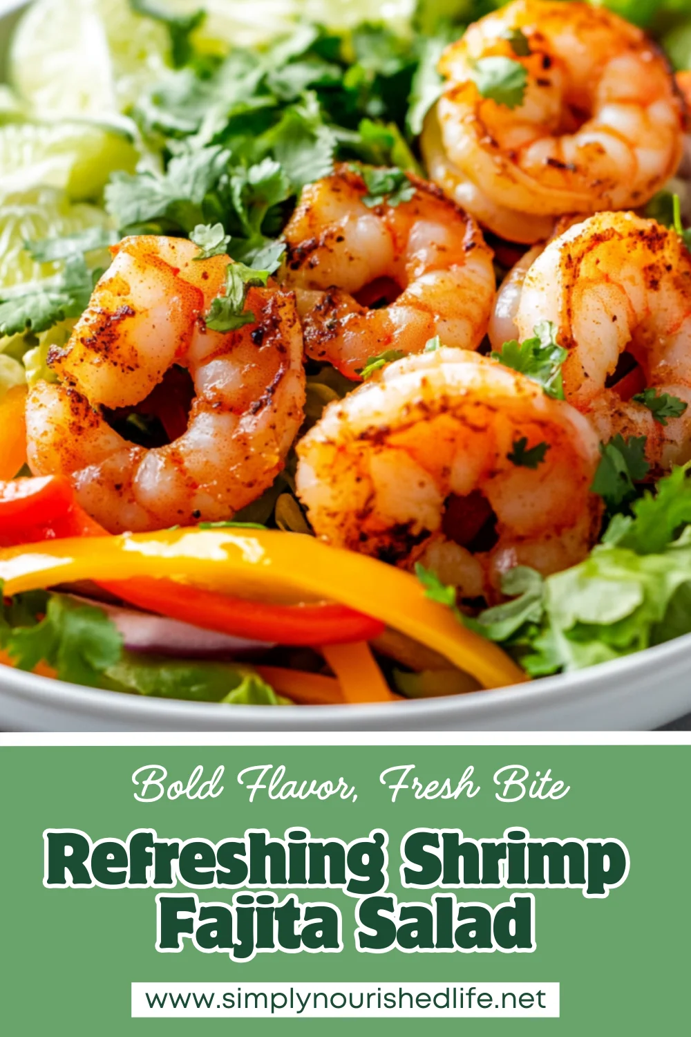 Shrimp Fajita Salad: A Healthy, Flavorful Meal In 40 Minutes 1 Shrimp Fajita Salad