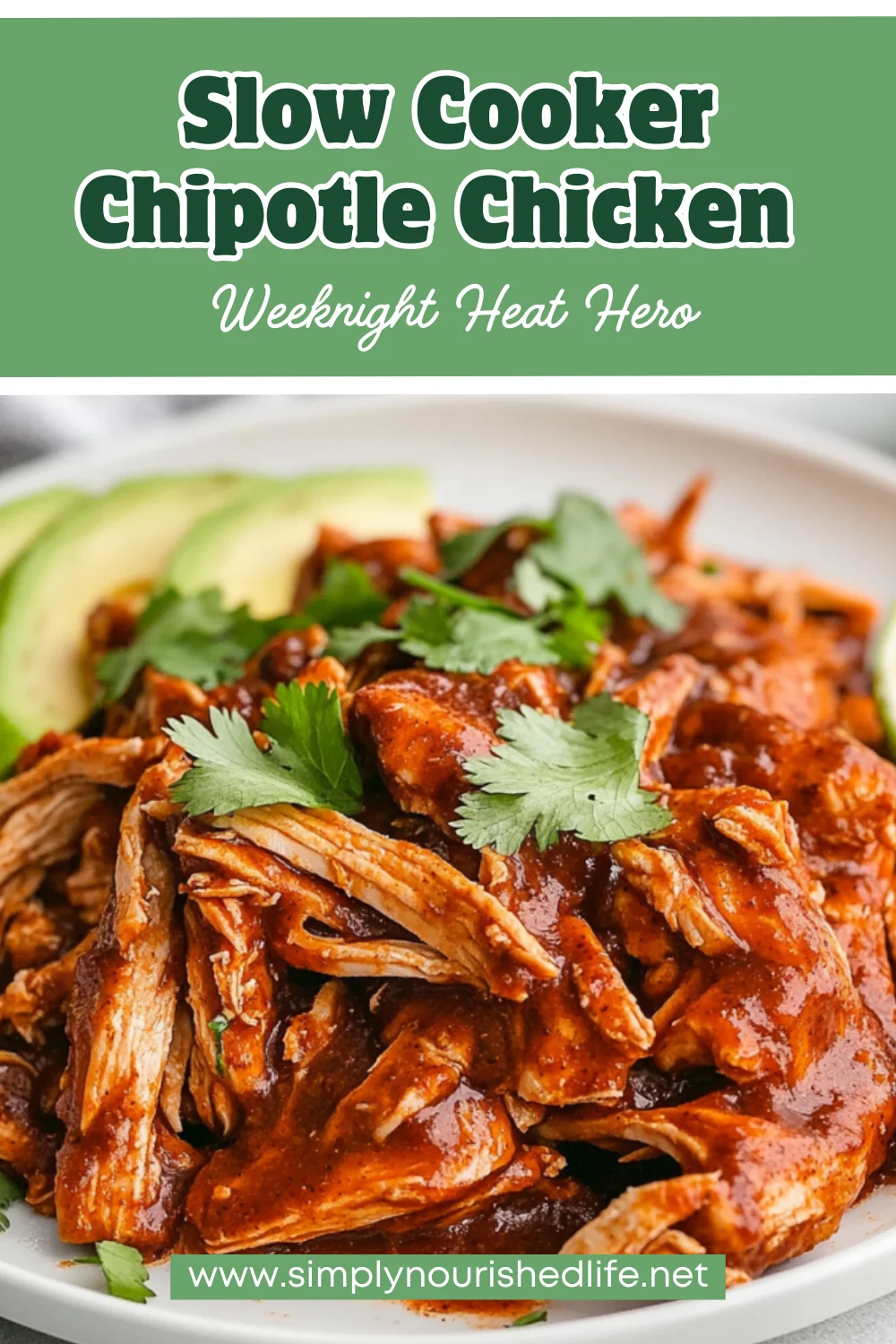 Slow Cooker Chipotle Chicken - Easy, Healthy, And Delicious 1 Slow Cooker Chipotle Chicken