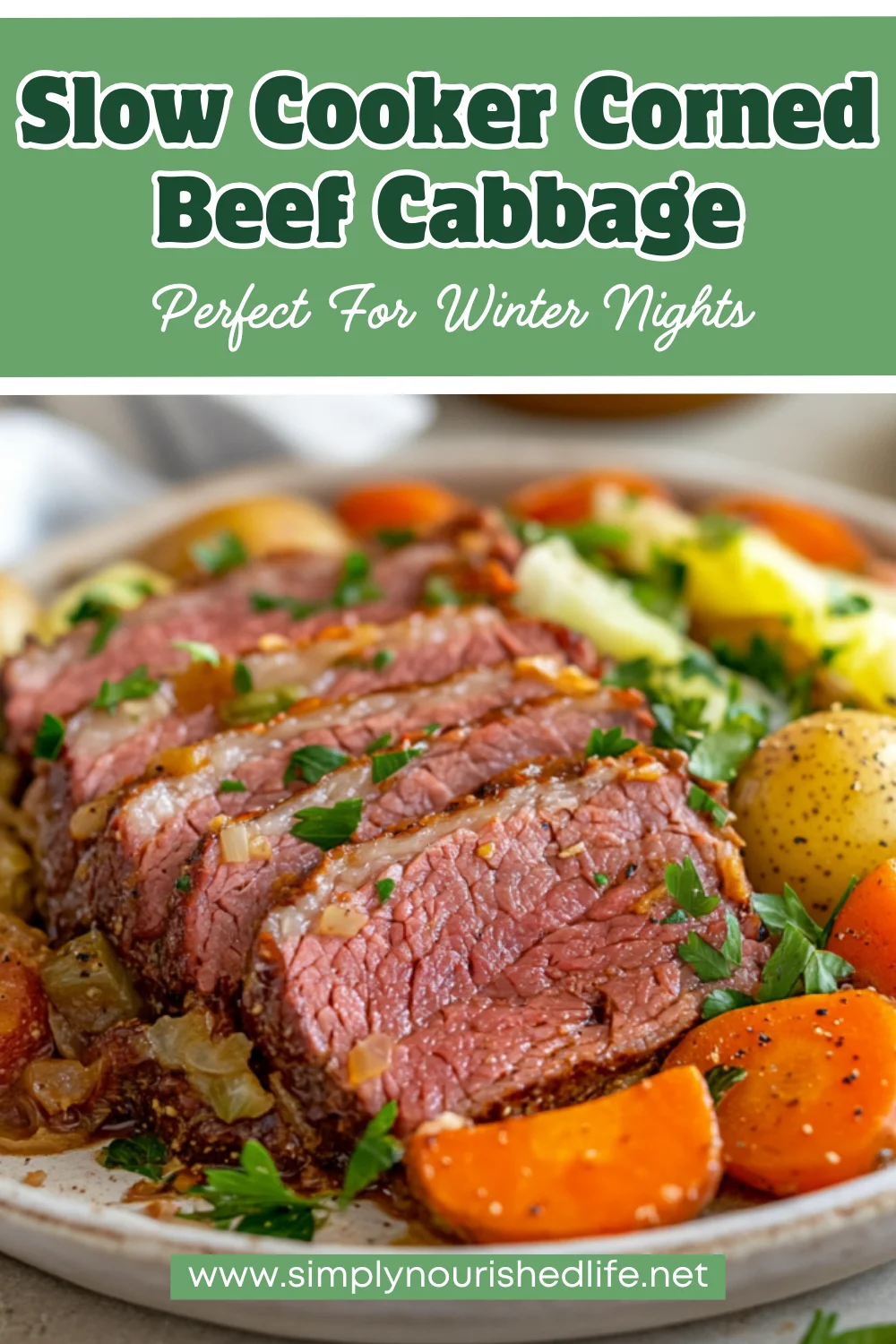 Slow Cooker Corned Beef Cabbage