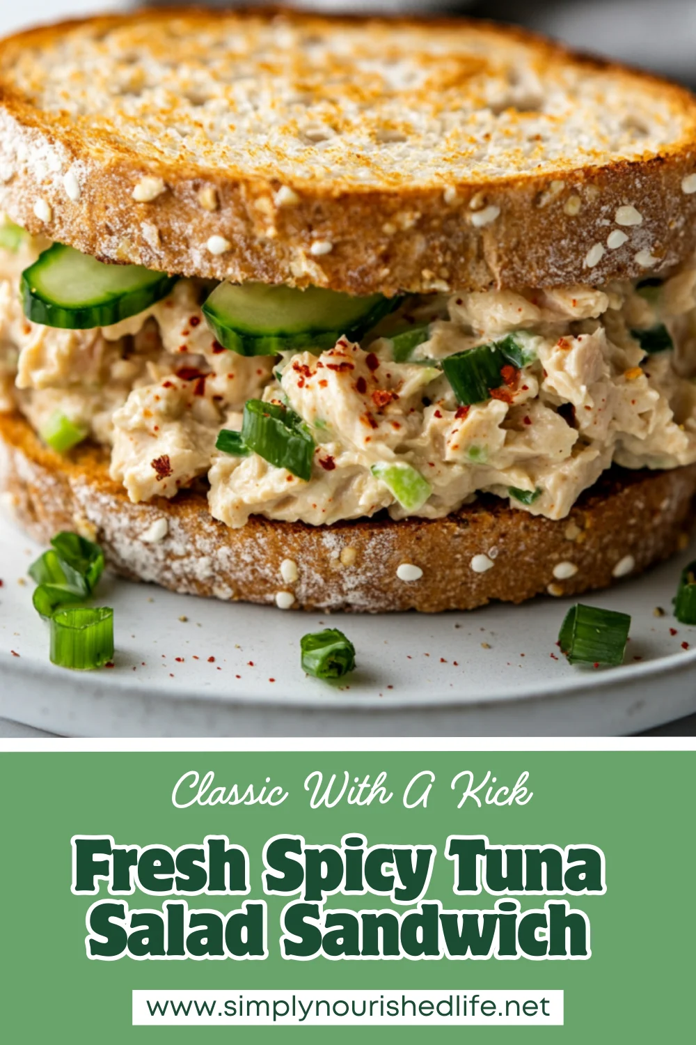 Spicy Tuna Salad Sandwich: A Healthy And Flavorful Lunch Idea 1 Spicy Tuna Salad Sandwich