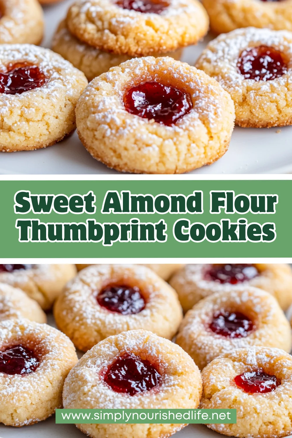 Almond Flour Thumbprint Cookies: Healthy And Naturally Gluten-Free 1 Almond Flour Thumbprint Cookies
