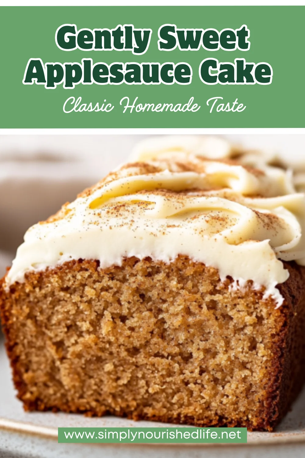 Decadent Applesauce Cake With Cream Cheese Frosting Recipe 1 Applesauce Cake With Cream Cheese Frosting