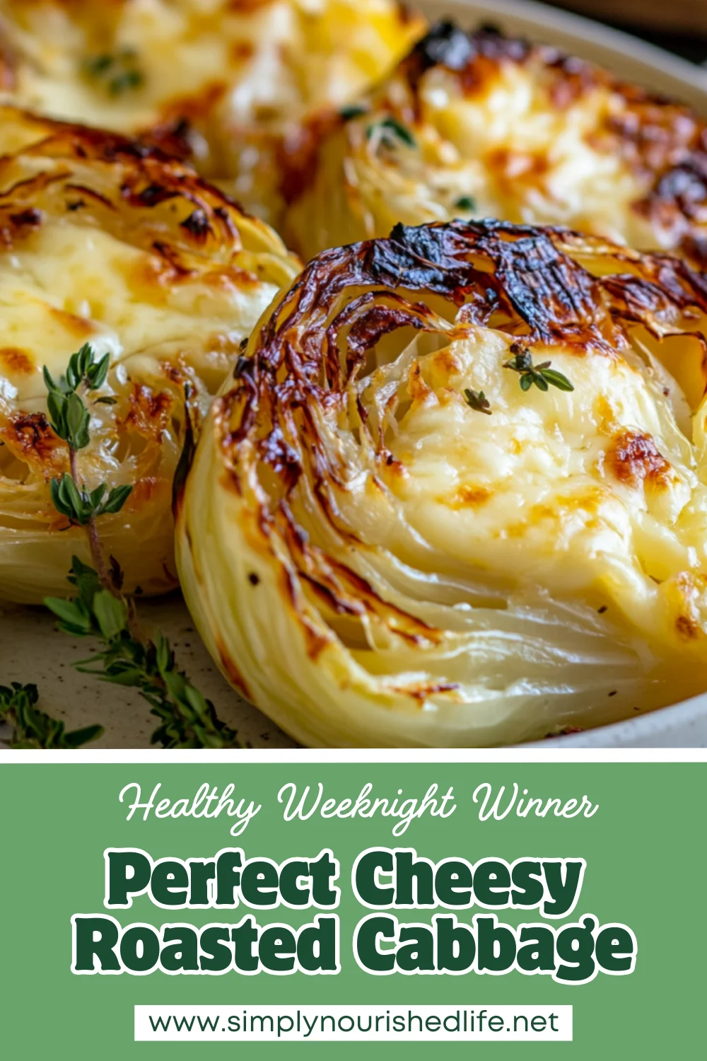 Cheesy Roasted Cabbage