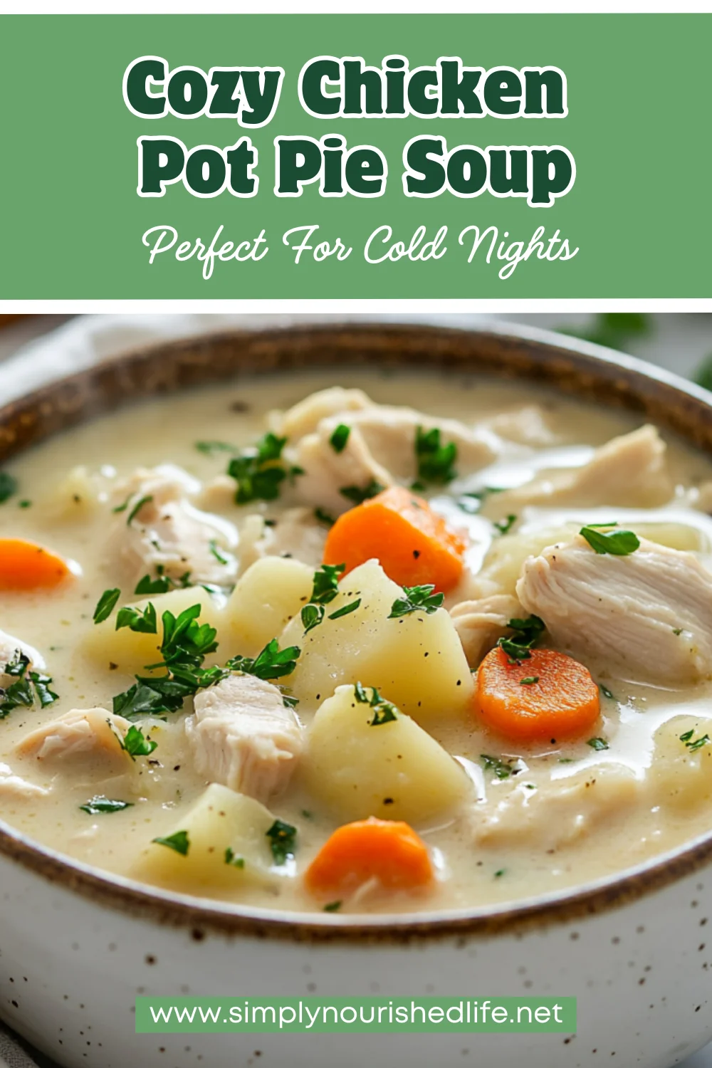 Healthy And Creamy Chicken Pot Pie Soup Recipe - Easy &Amp; Delicious 1 Chicken Pot Pie Soup