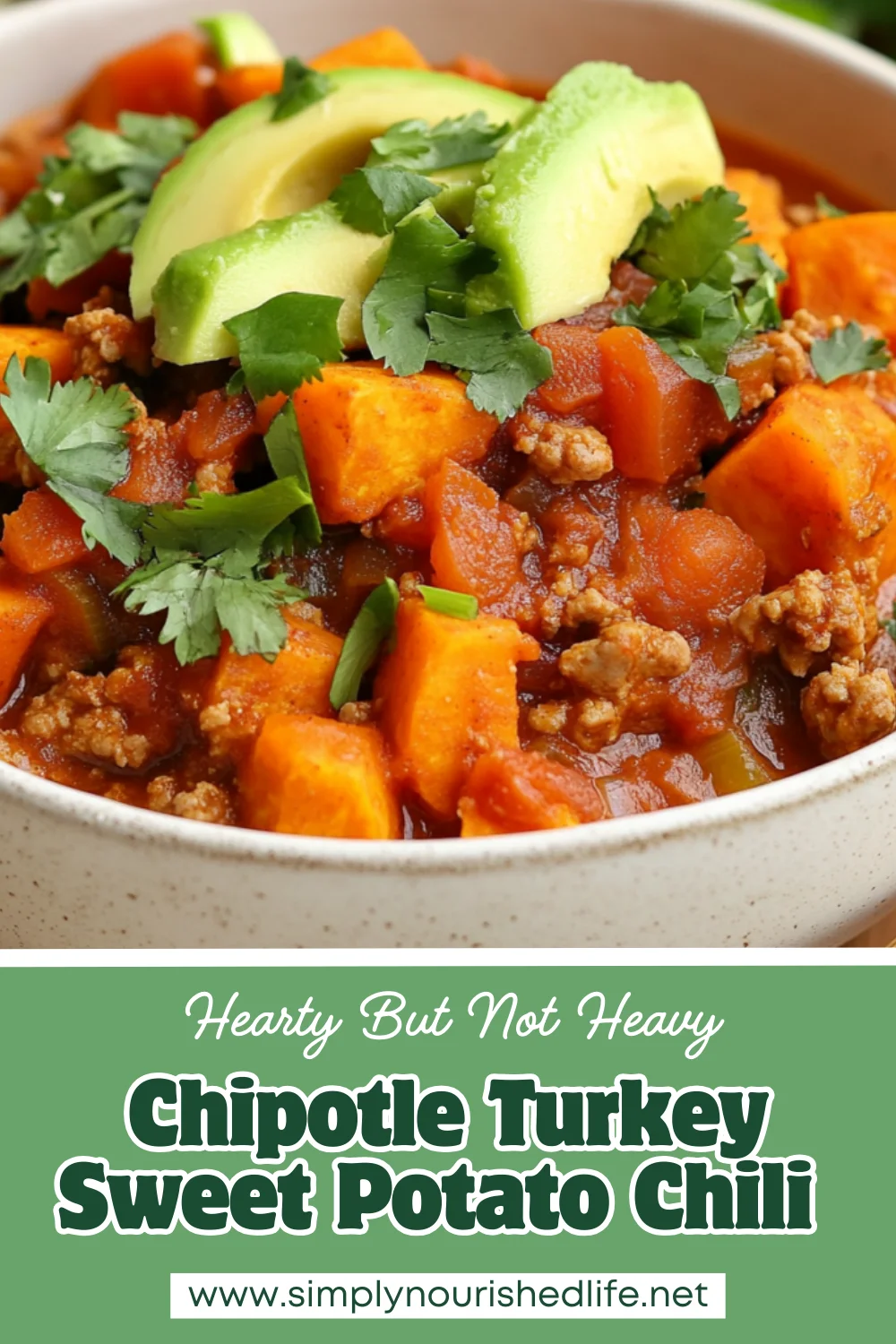 Chipotle Turkey Sweet Potato Chili