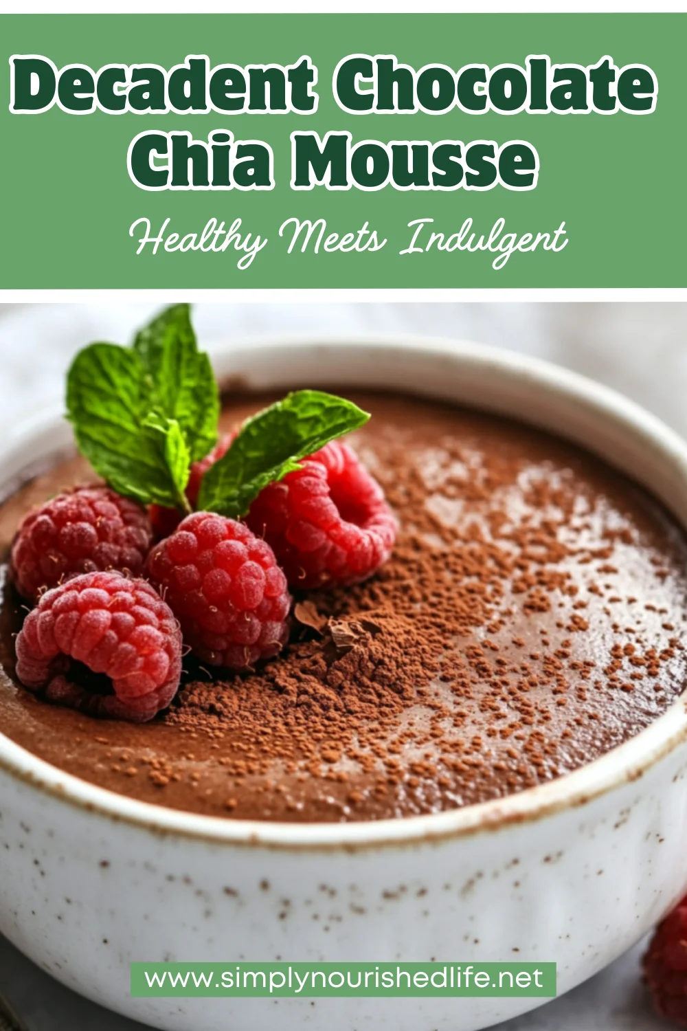 Chocolate Chia Mousse: The Ultimate Healthy Dessert Recipe 1 Chocolate Chia Mousse