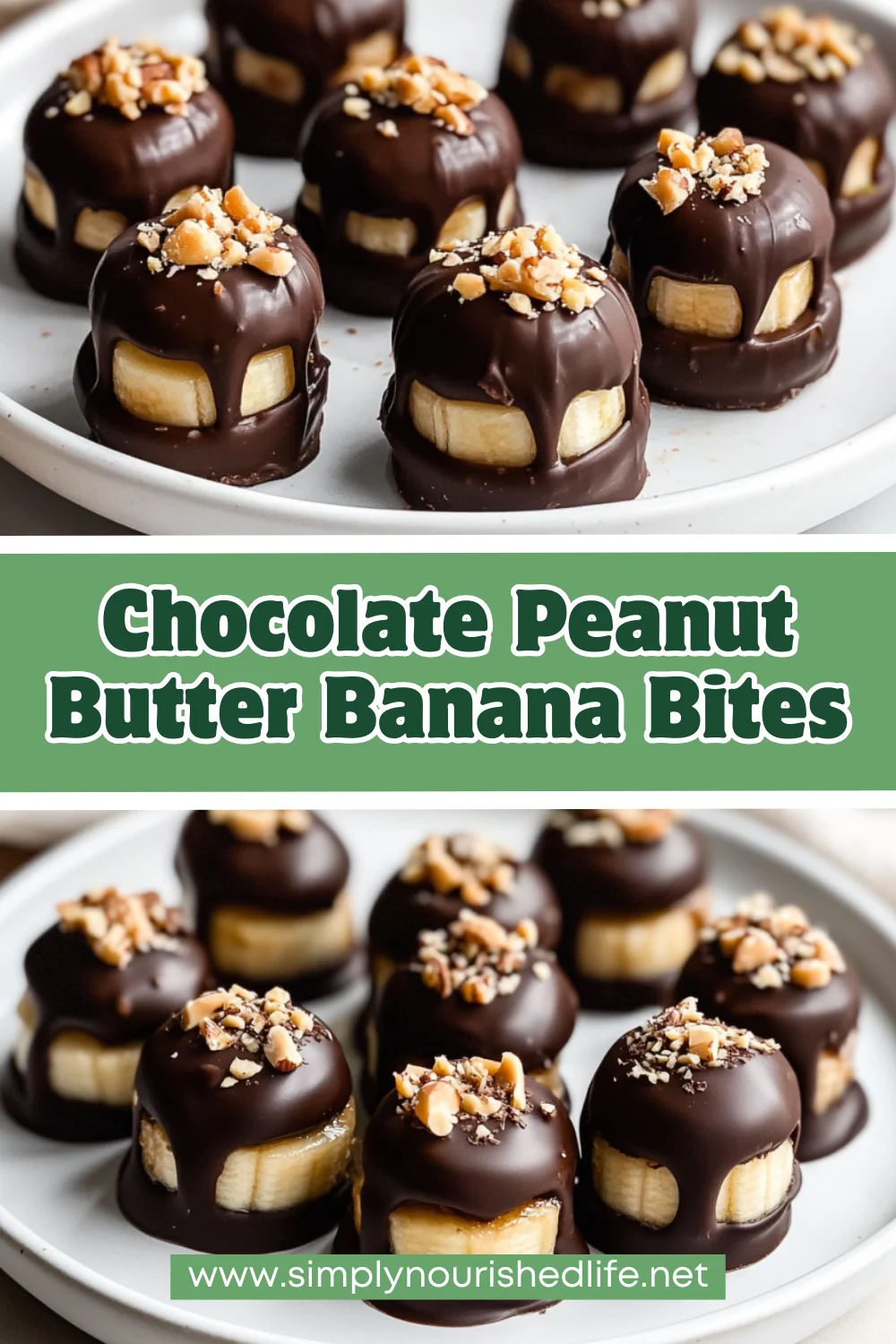 Chocolate Peanut Butter Banana Bites: A Healthy Frozen Treat 1 Chocolate Peanut Butter Banana Bites