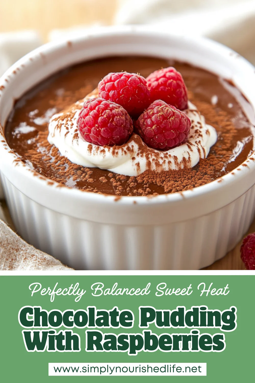 Indulge In Chocolate Pudding With Raspberries - Healthy &Amp; Easy 1 Chocolate Pudding With Raspberries