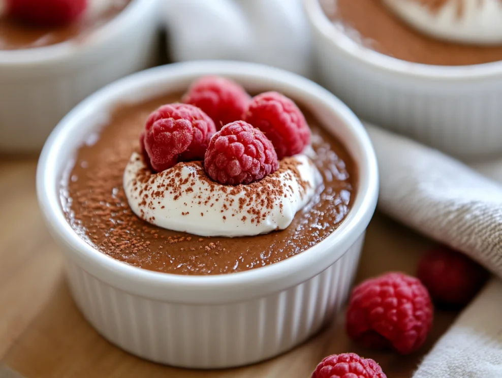 Pink Pudding With Raspberry How To Make Saucy Chocolate Pudding With Raspberries