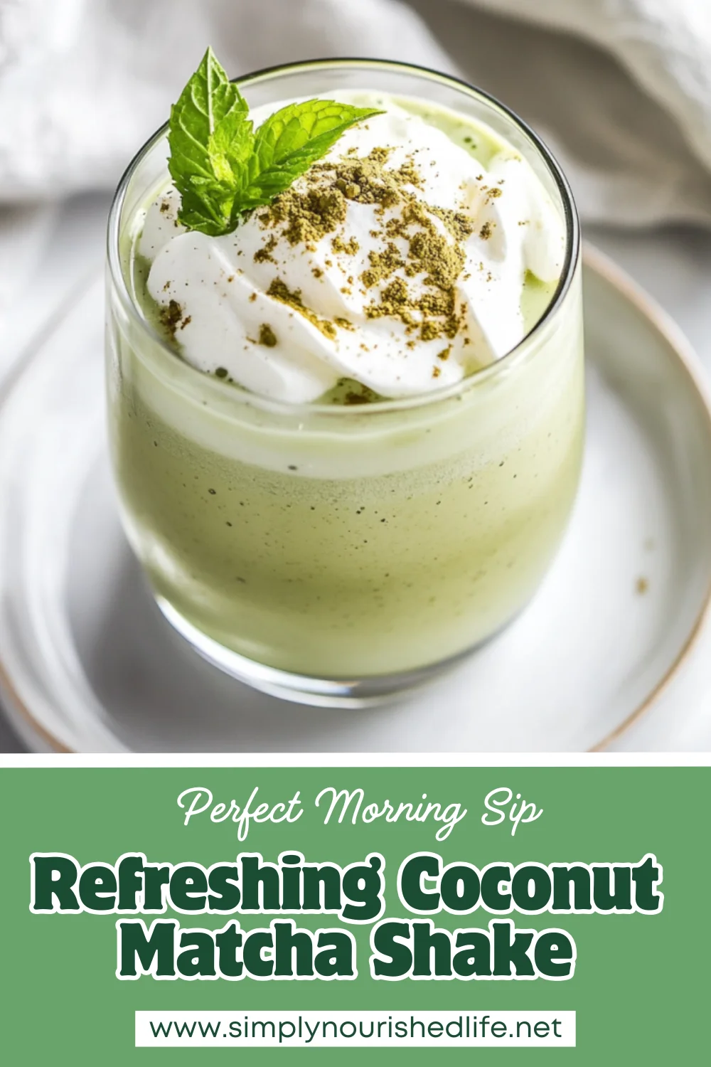 Coconut Matcha Shake