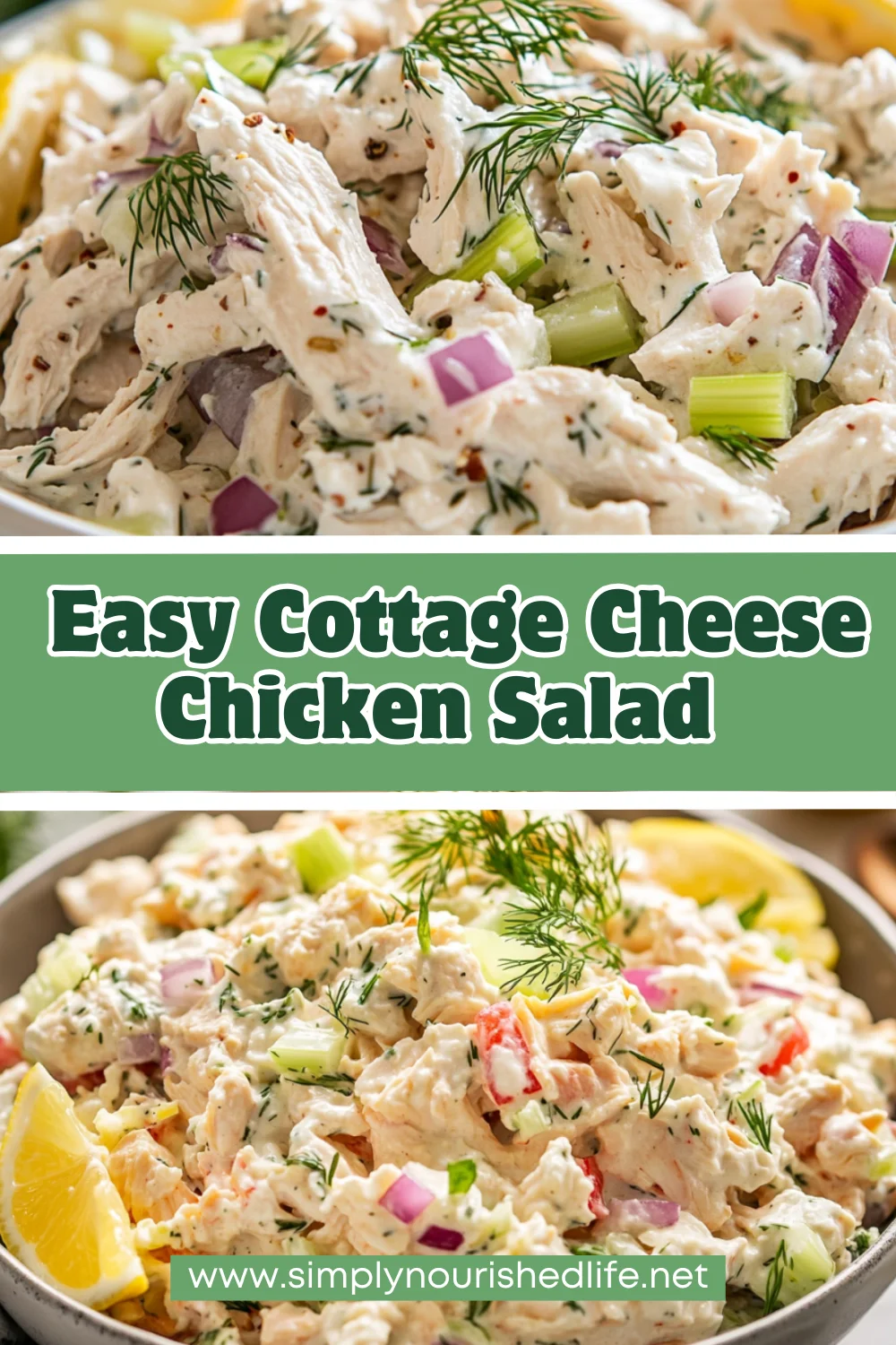 Creamy Cottage Cheese Chicken Salad – Healthy &Amp; Easy Recipe 1 Cottage Cheese Chicken Salad