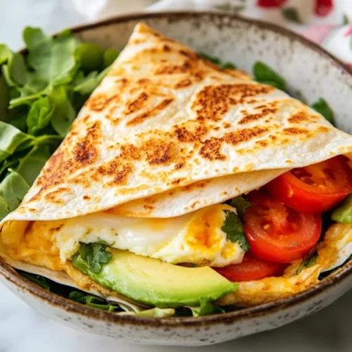 Cottage Cheese Flatbread: High-Protein, Healthy, And Easy Recipe 2 Cottage Cheese Flatbread Served On A White Plate, Garnished With Fresh Chives And A Drizzle Of Olive Oil