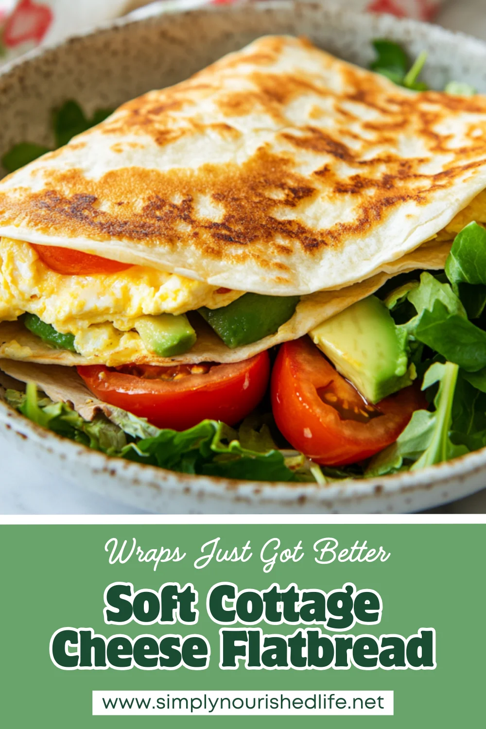 Cottage Cheese Flatbread: High-Protein, Healthy, And Easy Recipe 1 Cottage Cheese Flatbread