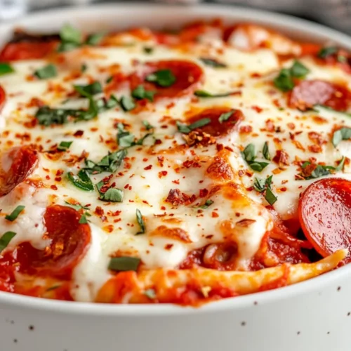 Cottage Cheese Pizza Bowl: A Quick, Healthy Meal In 5 Minutes 2 Cottage Cheese Pizza Bowl Topped With Melted Mozzarella And Turkey Pepperoni In A White Bowl