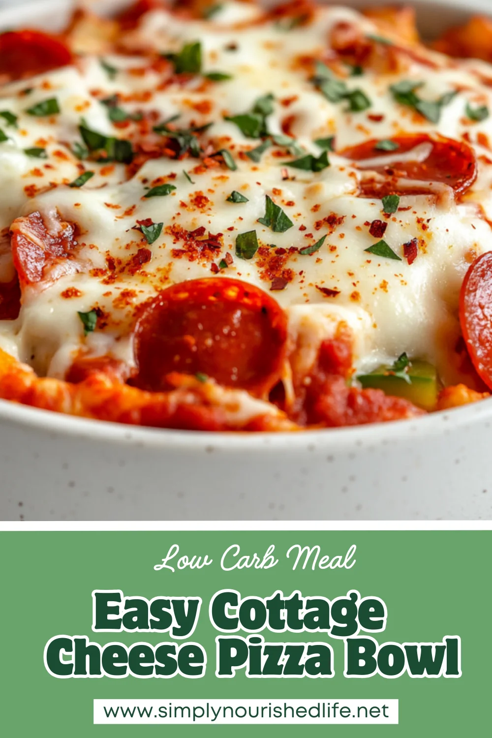 Cottage Cheese Pizza Bowl: A Quick, Healthy Meal In 5 Minutes 1 Cottage Cheese Pizza Bowl