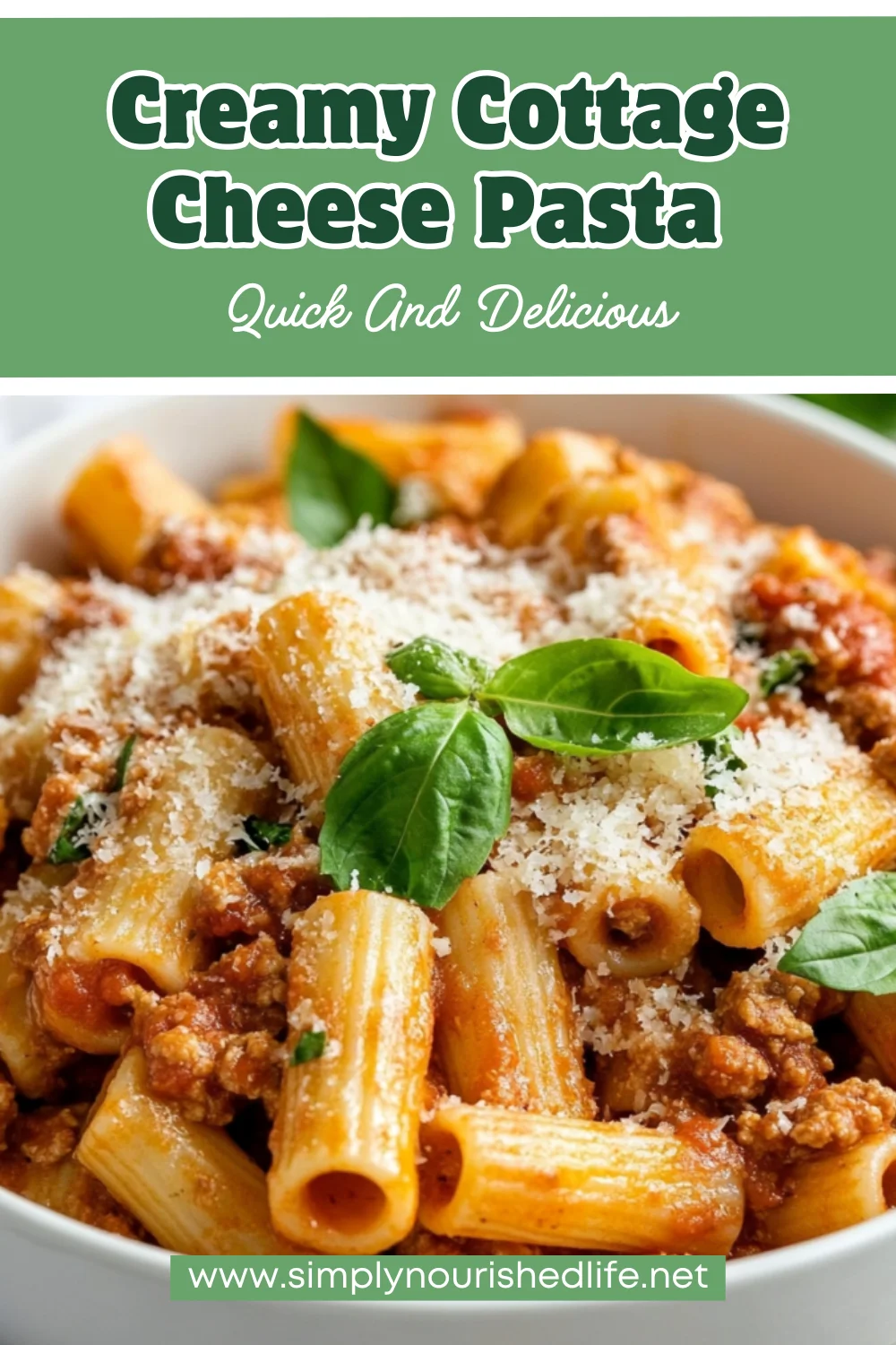 Creamy Cottage Cheese Pasta: A Healthy, Protein-Packed Dinner 1 Creamy Cottage Cheese Pasta