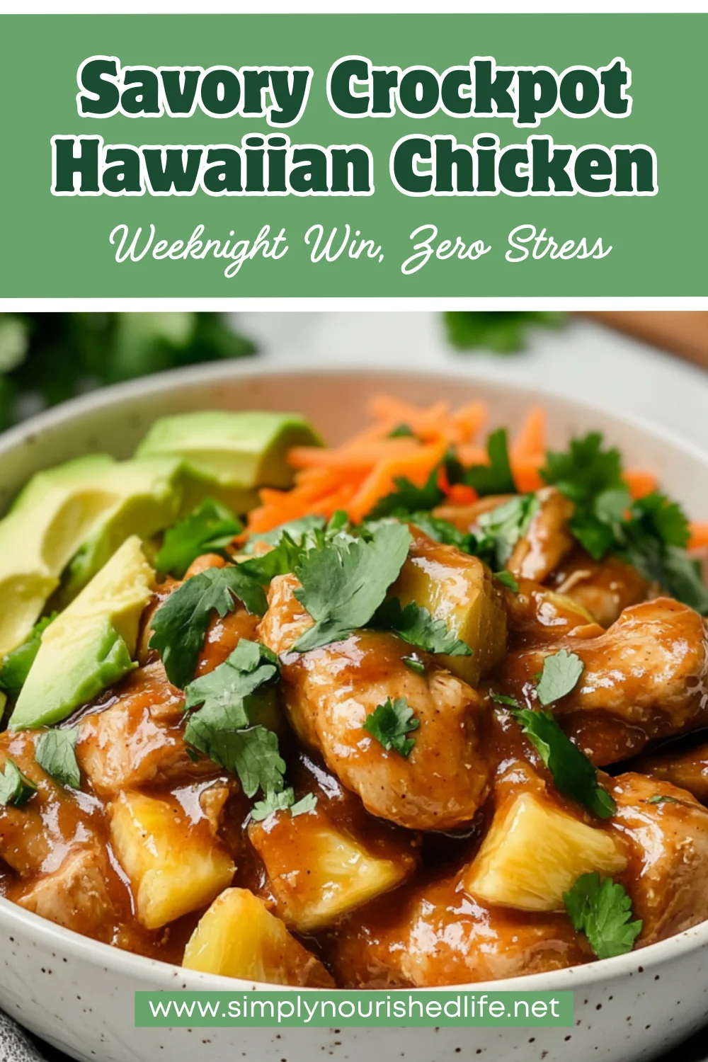 Crockpot Hawaiian Chicken: Healthy, Easy, And Delicious 1 Crockpot Hawaiian Chicken