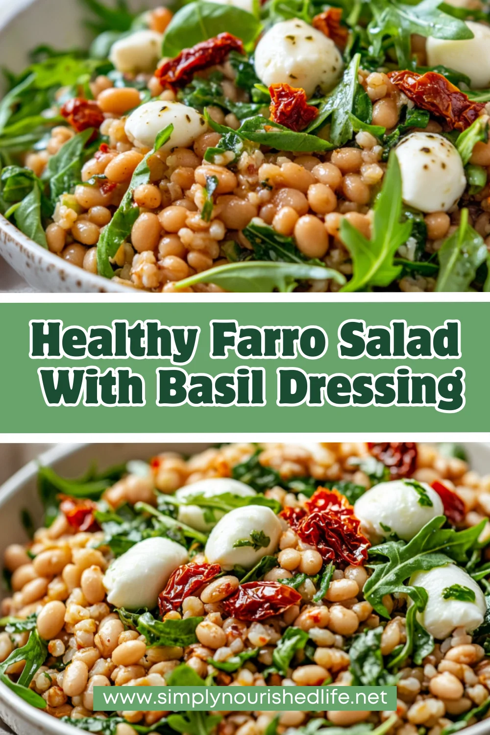 Farro Salad With Basil Dressing: A Nutritious &Amp; Flavorful Meal 1 Farro Salad With Basil Dressing