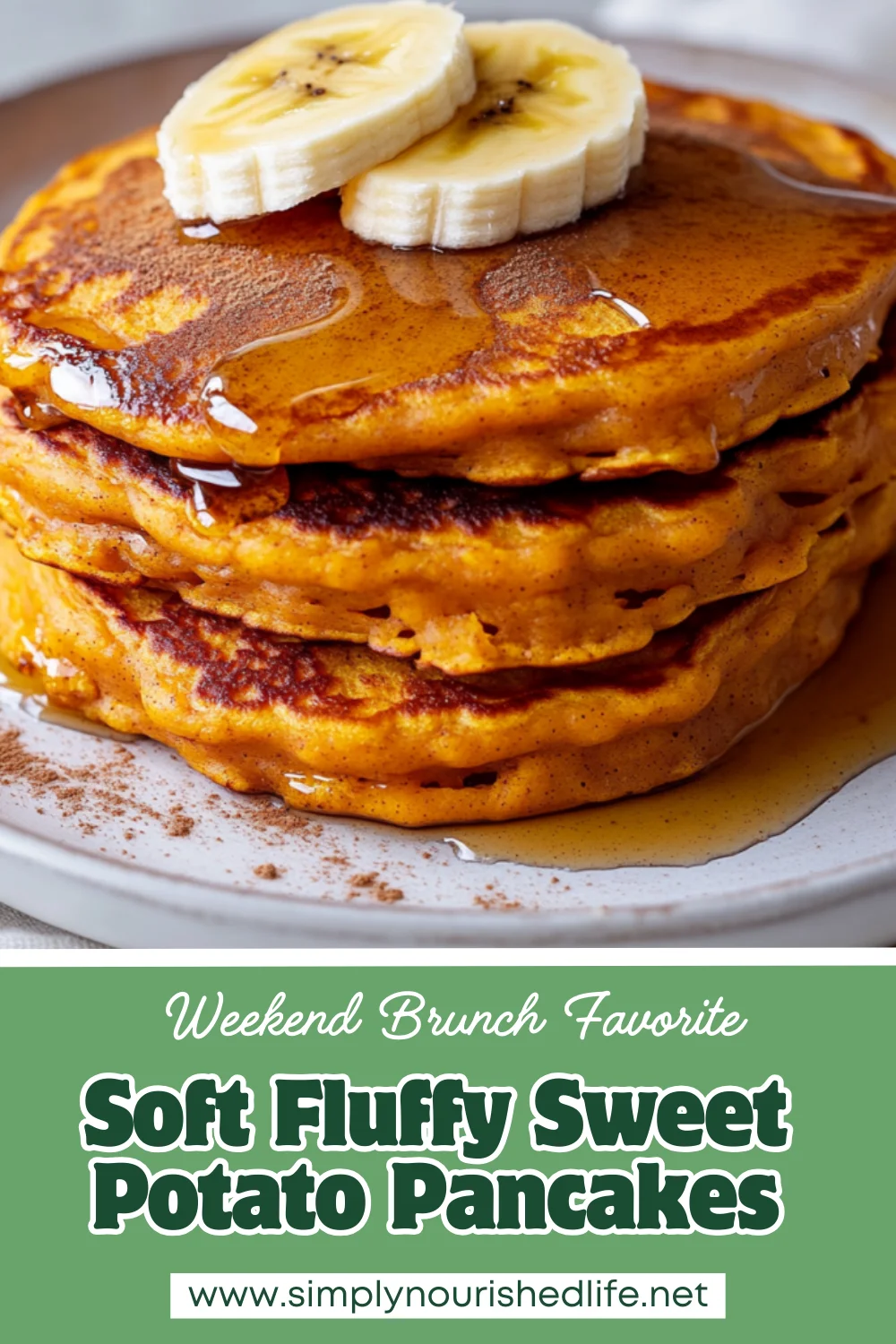 Fluffy Sweet Potato Pancakes