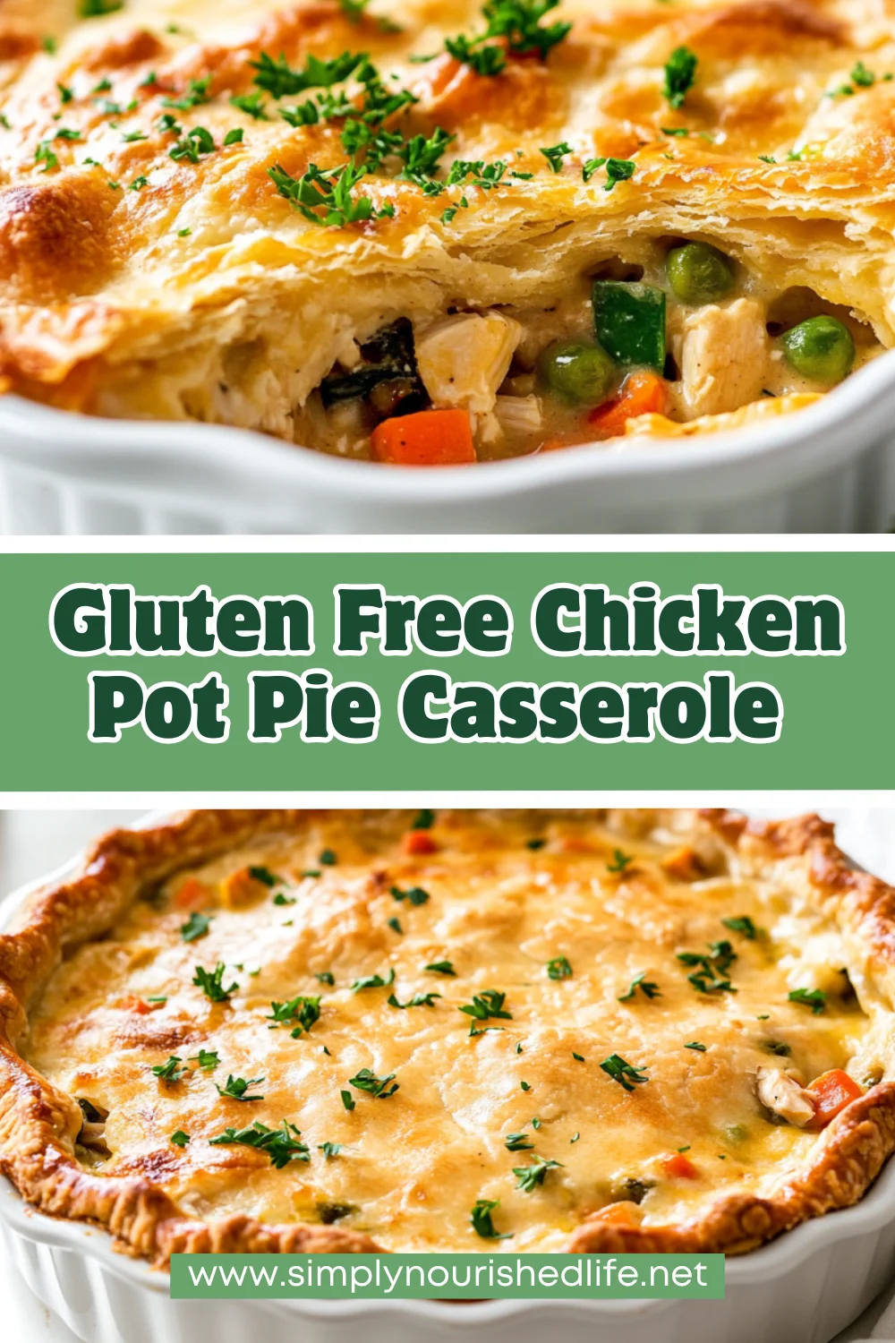 Gluten Free Chicken Pot Pie Casserole