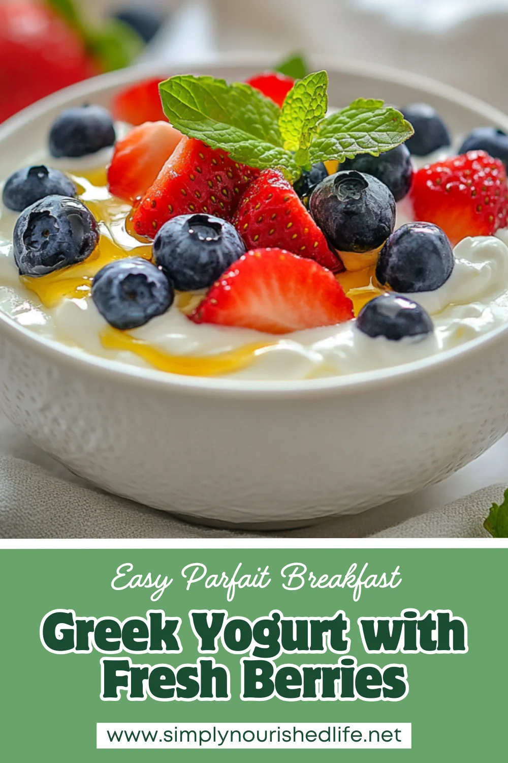 Greek Yogurt With Fresh Berries: A Healthy Breakfast Favorite 1 Greek Yogurt With Fresh Berries