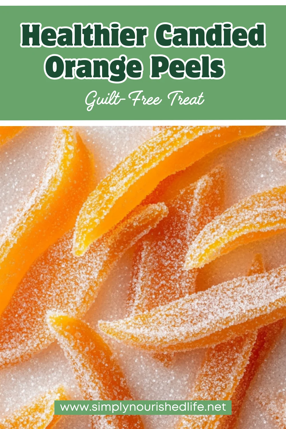 Healthier Candied Orange Peels
