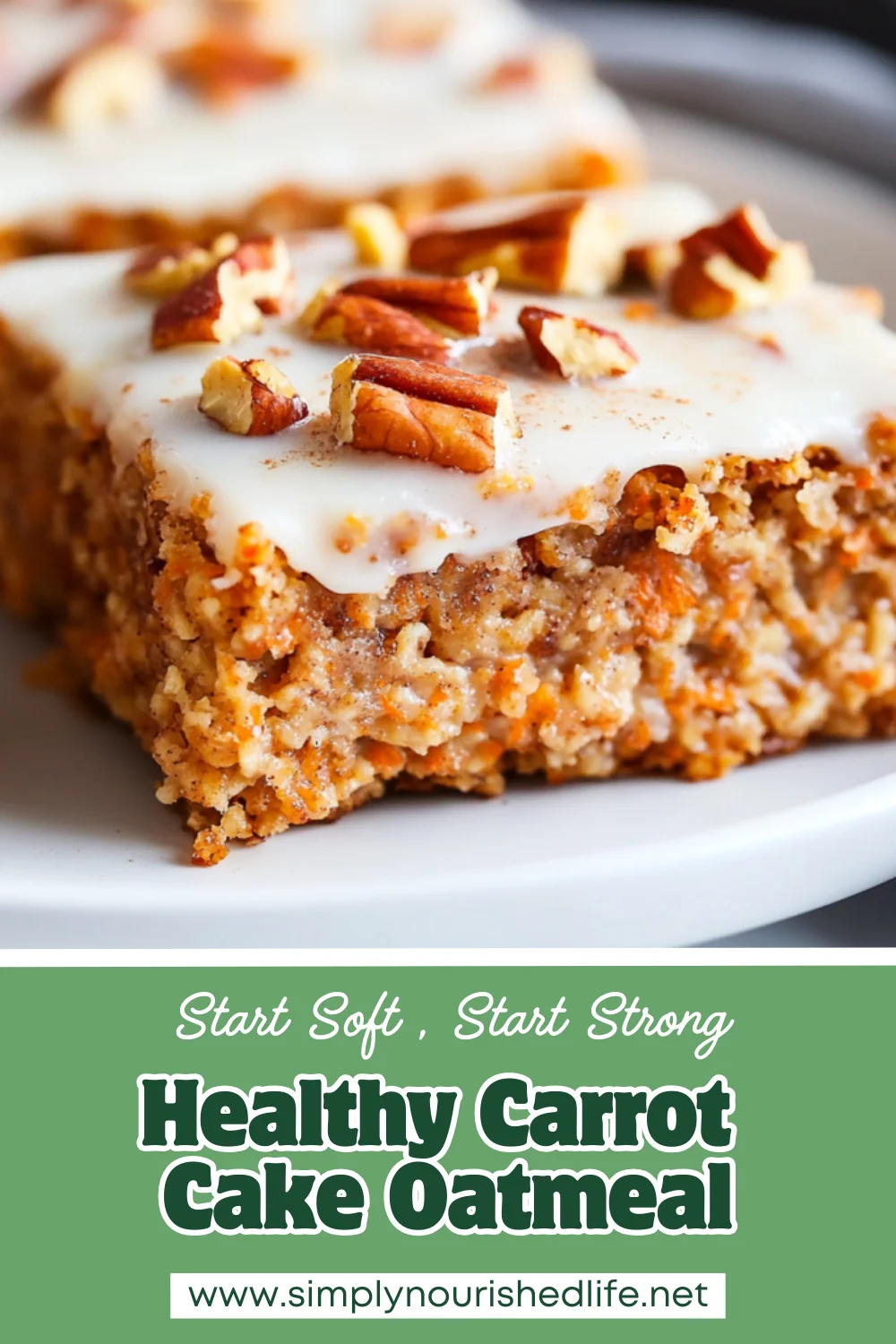 Healthy Carrot Cake Oatmeal