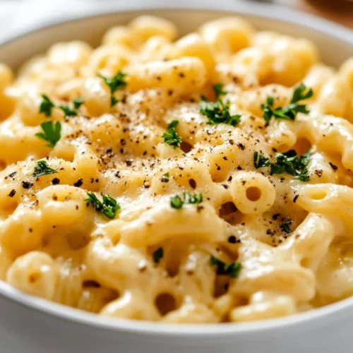 Healthy Hamburger Helper: One Pot Comfort Food In 30 Minutes 2 Bowl Of Healthy Hamburger Helper With Macaroni, Cheese, And Parsley, Steam Rising On A Neutral Background