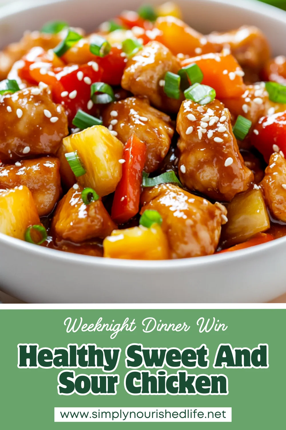 Healthy Sweet And Sour Chicken: Easy, Low Sugar And Full Of Veggies 1 Healthy Sweet And Sour Chicken