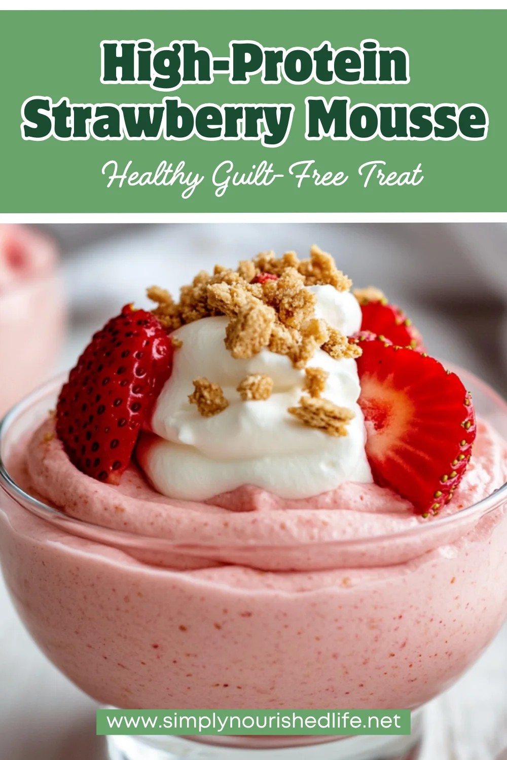 High-Protein Strawberry Mousse