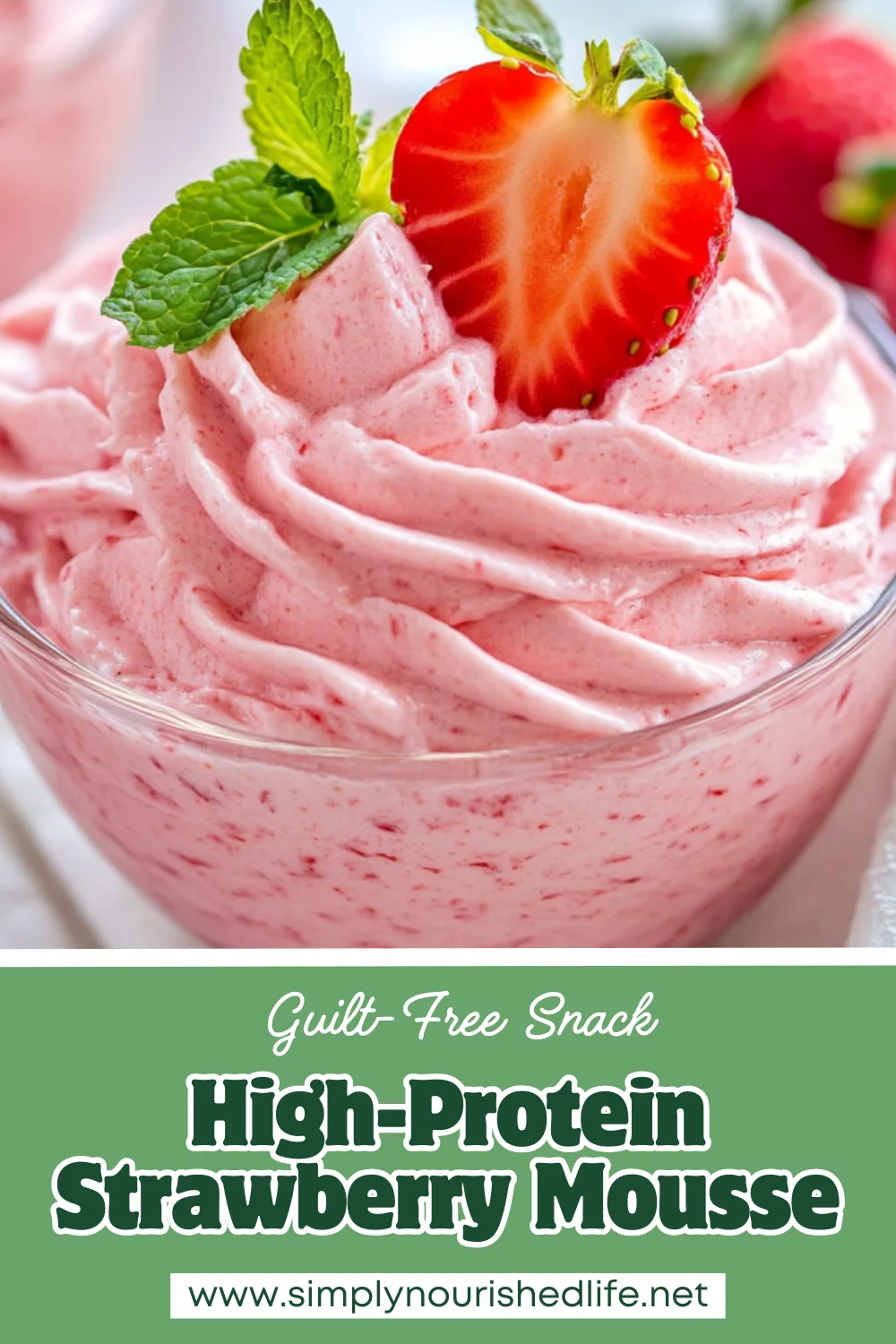 High-Protein Strawberry Mousse