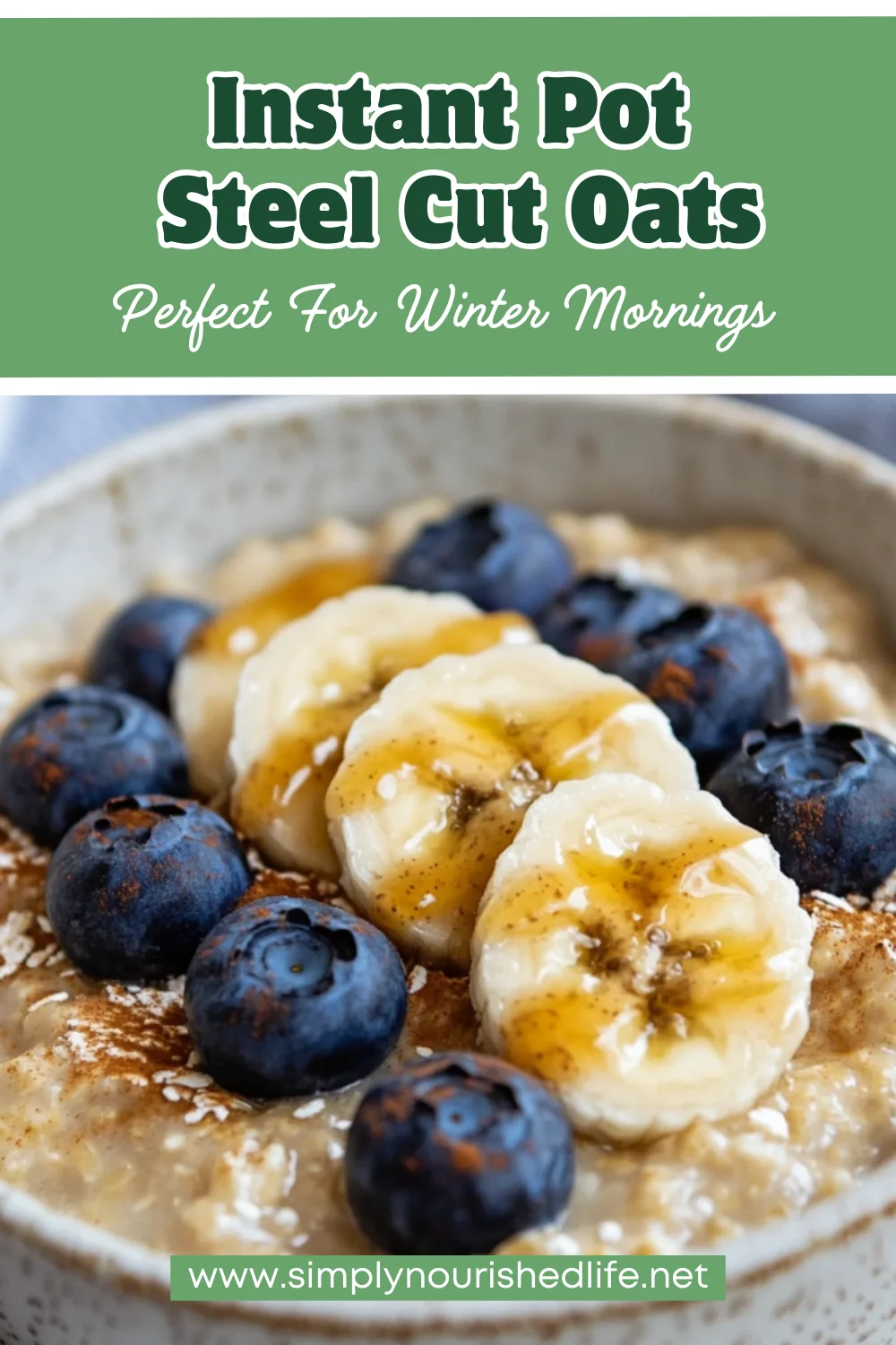 Easy And Healthy Instant Pot Steel Cut Oats Recipe 1 Instant Pot Steel Cut Oats