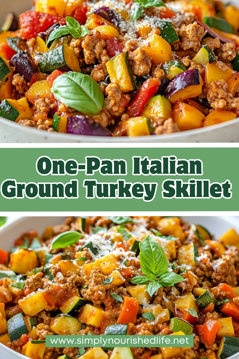Flavor-Packed One-Pan Italian Ground Turkey Skillet Recipe 1 One-Pan Italian Ground Turkey Skillet
