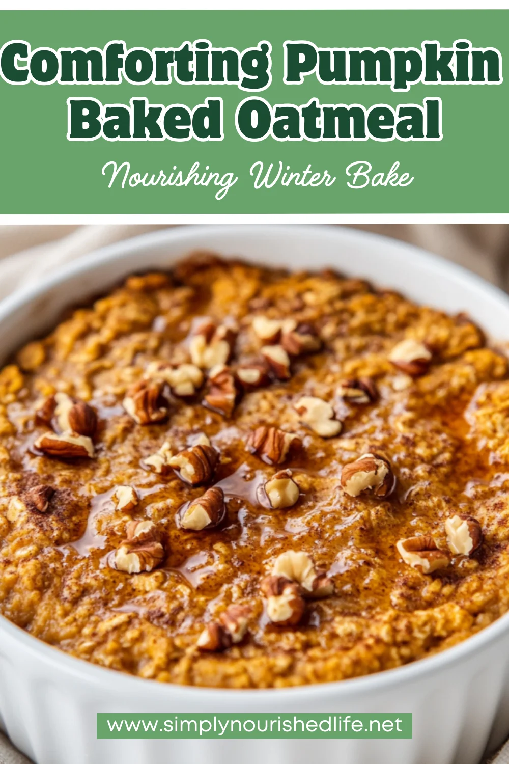 Pumpkin Baked Oatmeal: A Healthy &Amp; Easy Breakfast Recipe 1 Pumpkin Baked Oatmeal