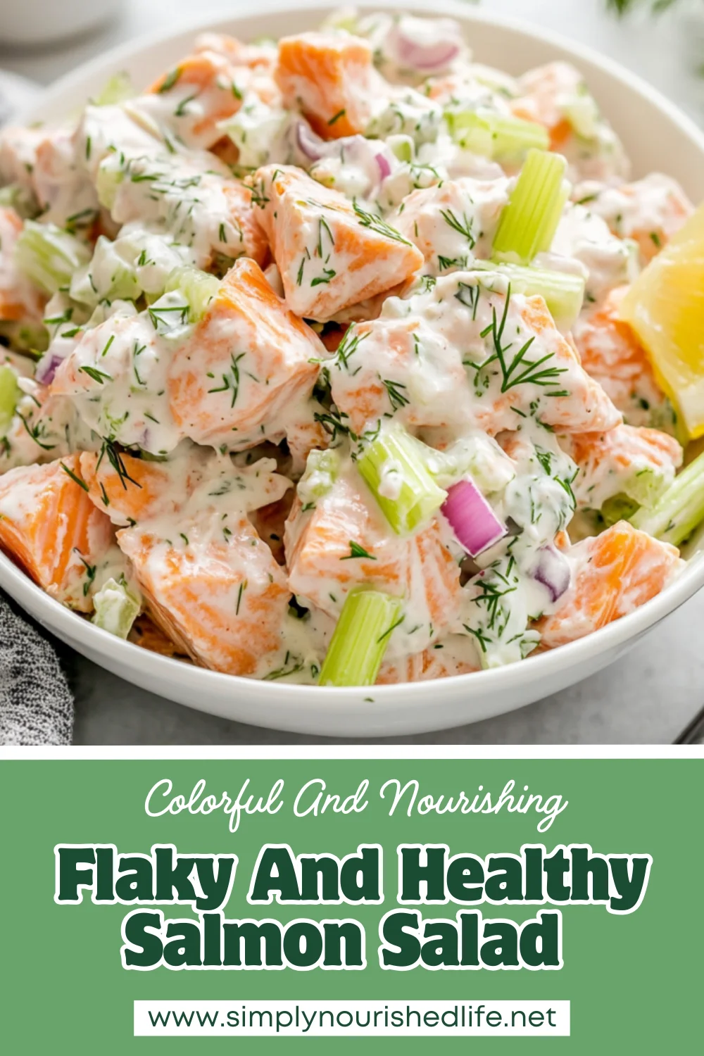 Salmon Salad For Lunch