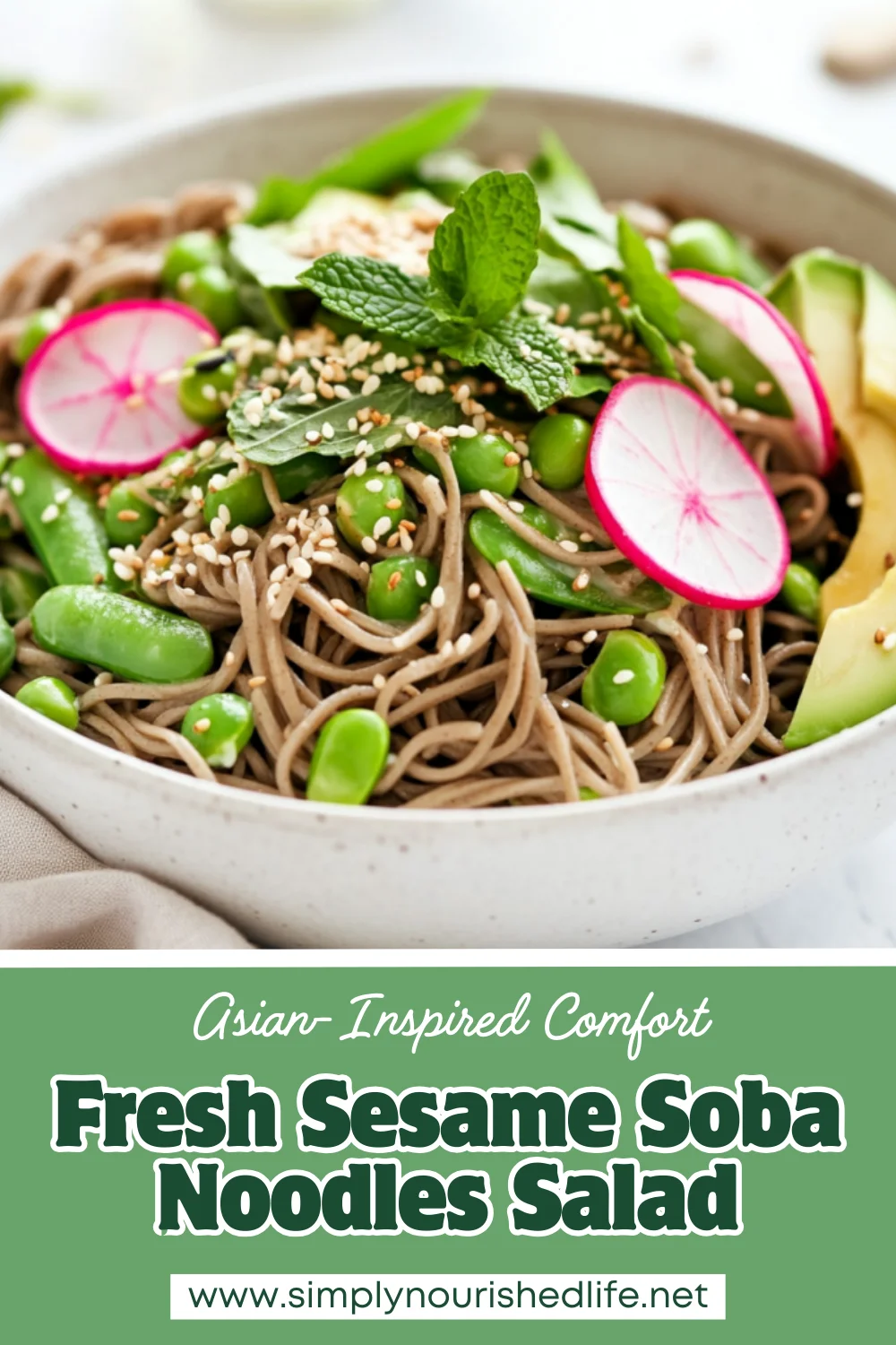 Healthy Sesame Soba Noodles Salad With Fresh Veggies 1 Sesame Soba Noodles Salad